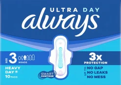 Always 10kpl Ultra Long Plus 3 siivekkeillä terveysside