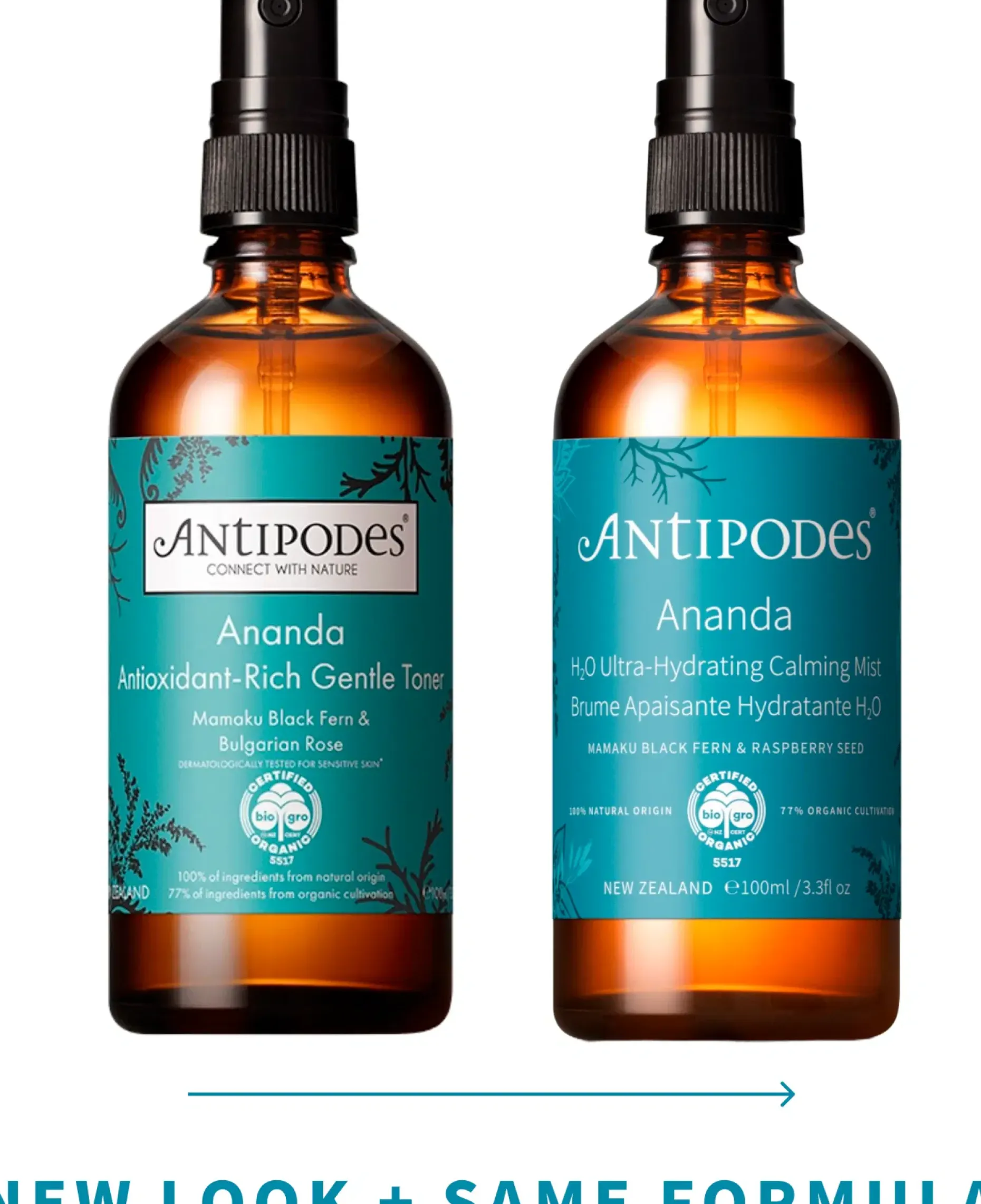 Antipodes Ananda H2O Ultra-Hydrating Calming Mist kasvovesi 100 ml