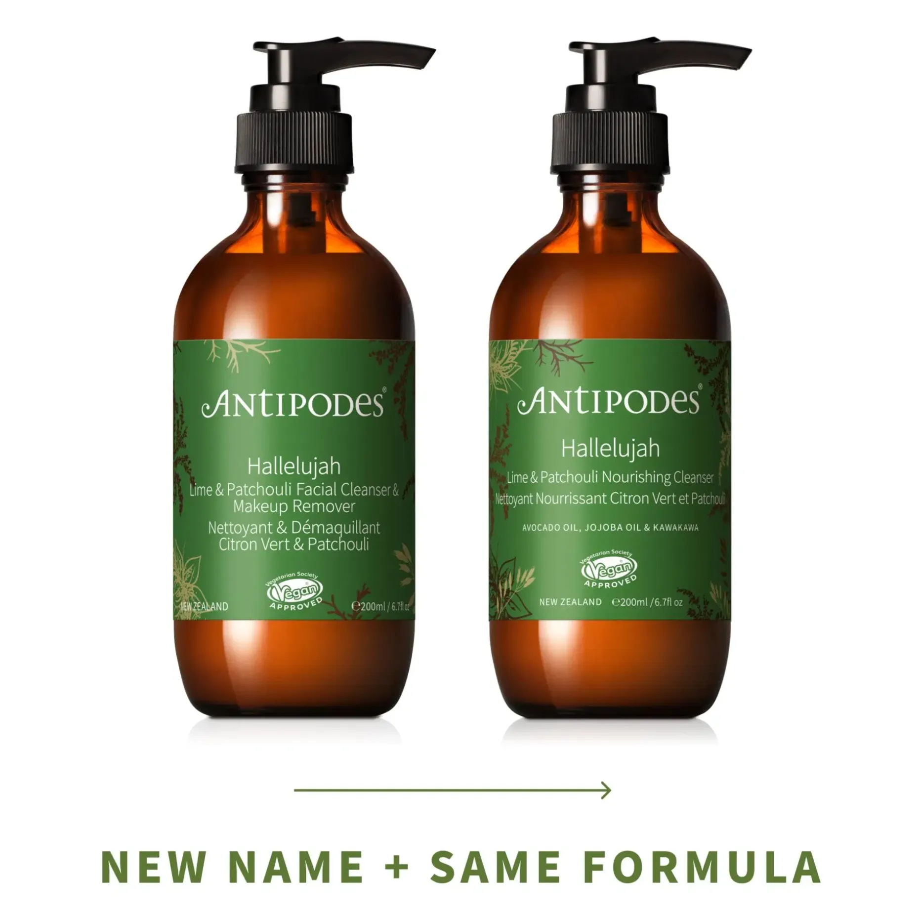 Antipodes Hallelujah Lime & Patchouli Nourishing Cleanser puhdistusvoide 200 ml