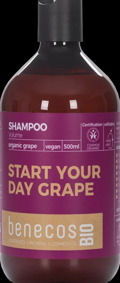 benecosBIO luomu viinirypäle shampoo volyymi 500 ml