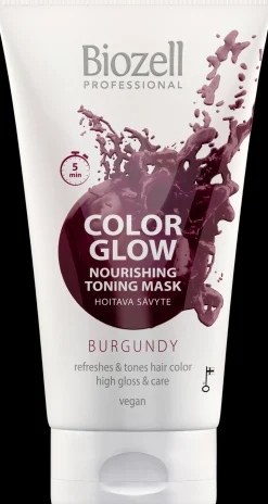 Biozell Color Glow Hoitava sävytenaamio Burgundy 150ml
