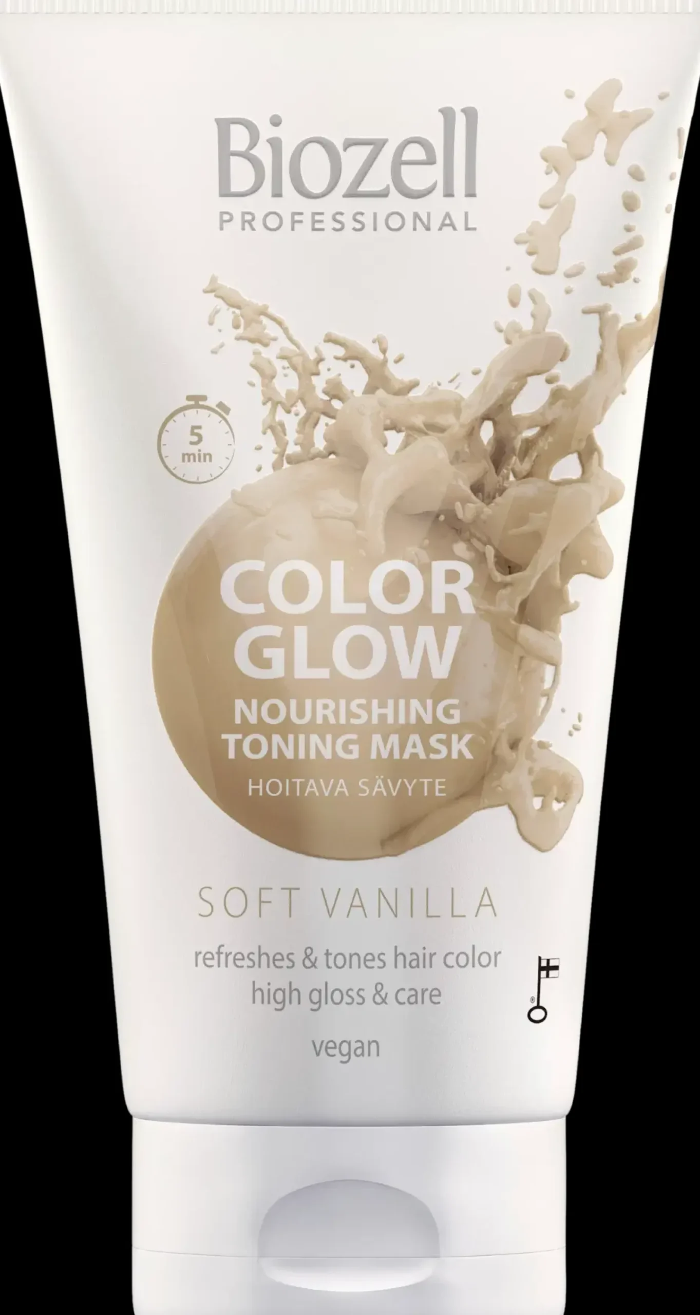 Biozell Color Glow Hoitava sävytenaamio Soft Vanilla 150ml