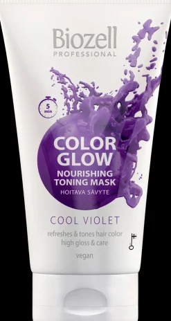 Biozell Color Glow Hoitava sävytenaamio Cool Violet 150ml