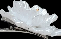 BP Hair Kukkaklipsi valkoinen