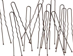 Cailap Hiuspinni hengetön ruskea 6cm, 12kpl