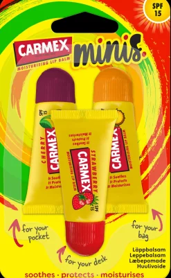 Carmex Mini Tubes huulivoidepuikot 3x5g