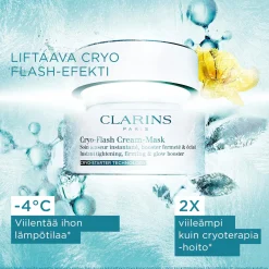 Clarins Cryo-Flash Cream-Mask kasvonaamio 75 ml
