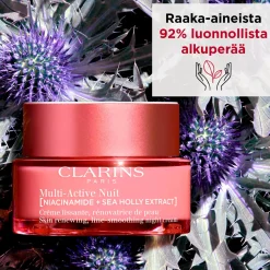 Clarins Multi-Active [NIACINAMIDE + SEA HOLLY EXTRACT] Night Cream yövoide 50 ml