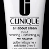 Clinique All About Clean 2-in-1 Detoxifying Jelly Cleanser + Exfoliator Anti-Pollution puhdistusaine 150 ml