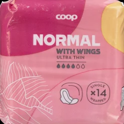Coop siivellinen ultraohut side normaali 14 kpl