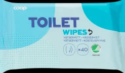 Coop Toilet kosteuspyyhe 40 kpl