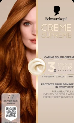 Creme Supreme 7-7 Kuparin Tummanvaalea