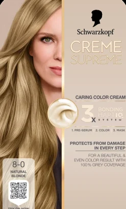 Creme Supreme 8-0 Luonnollinen Vaalea