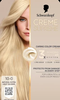 Creme Supreme 10-0 Luonnollinen Erittäin Kirkkaanvaalea