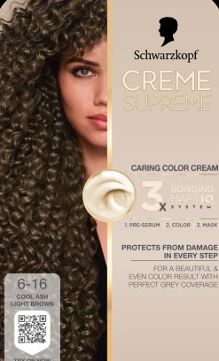 Creme Supreme 6-16 Viileä tuhkanruskea