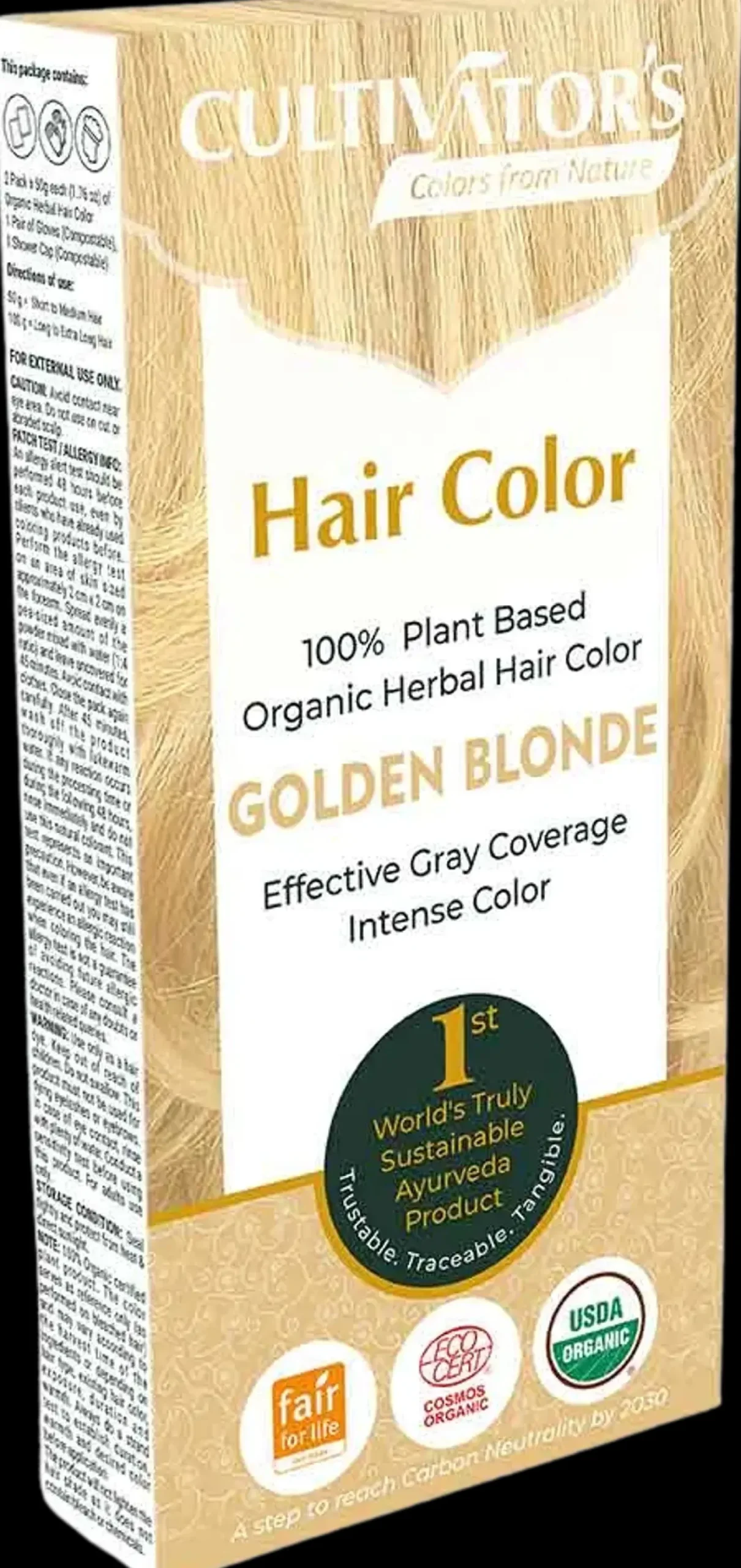 Cultivator's Hair Color Kasviväri Golden Blonde 100g