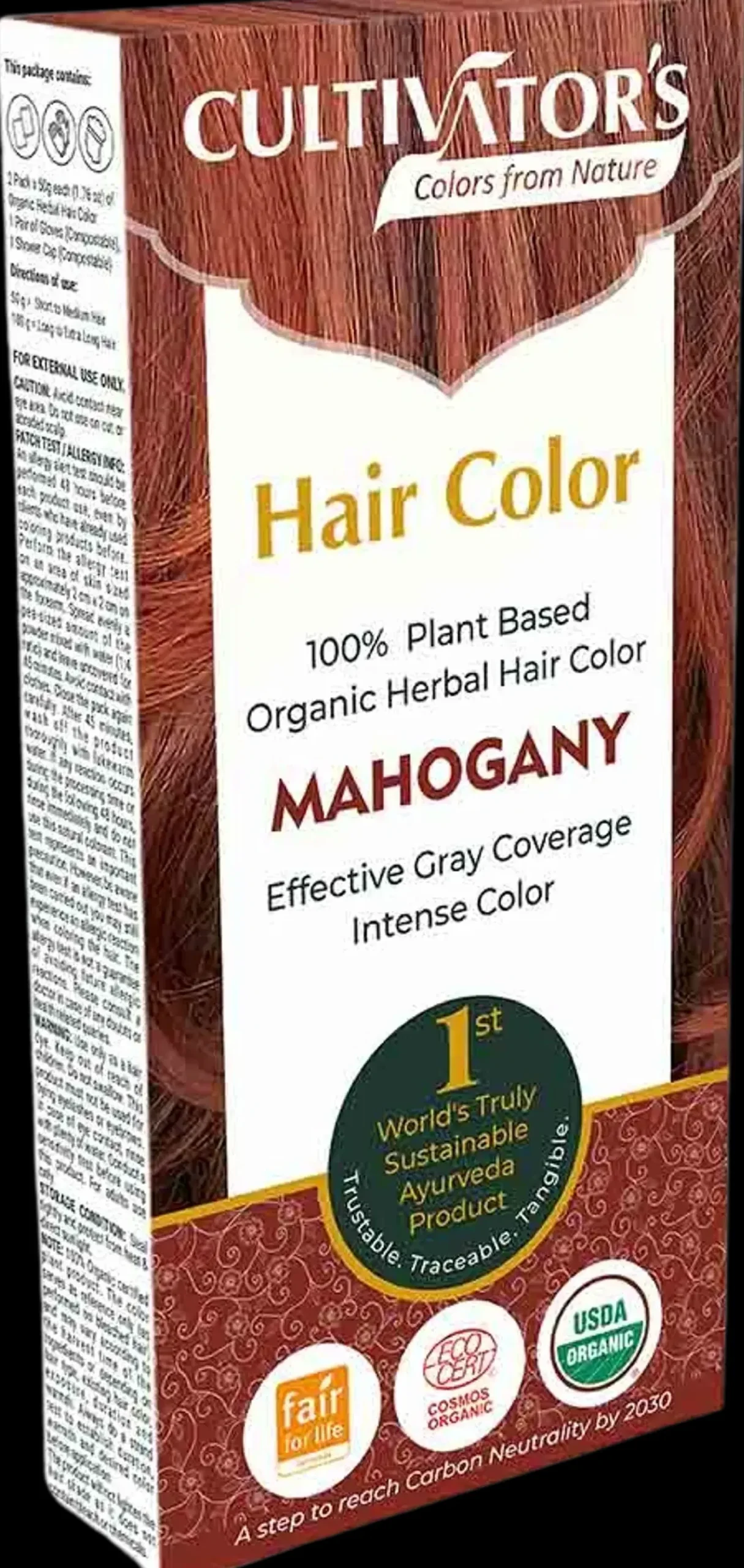 Cultivators Hair Color Kasviväri Mahogany 100g