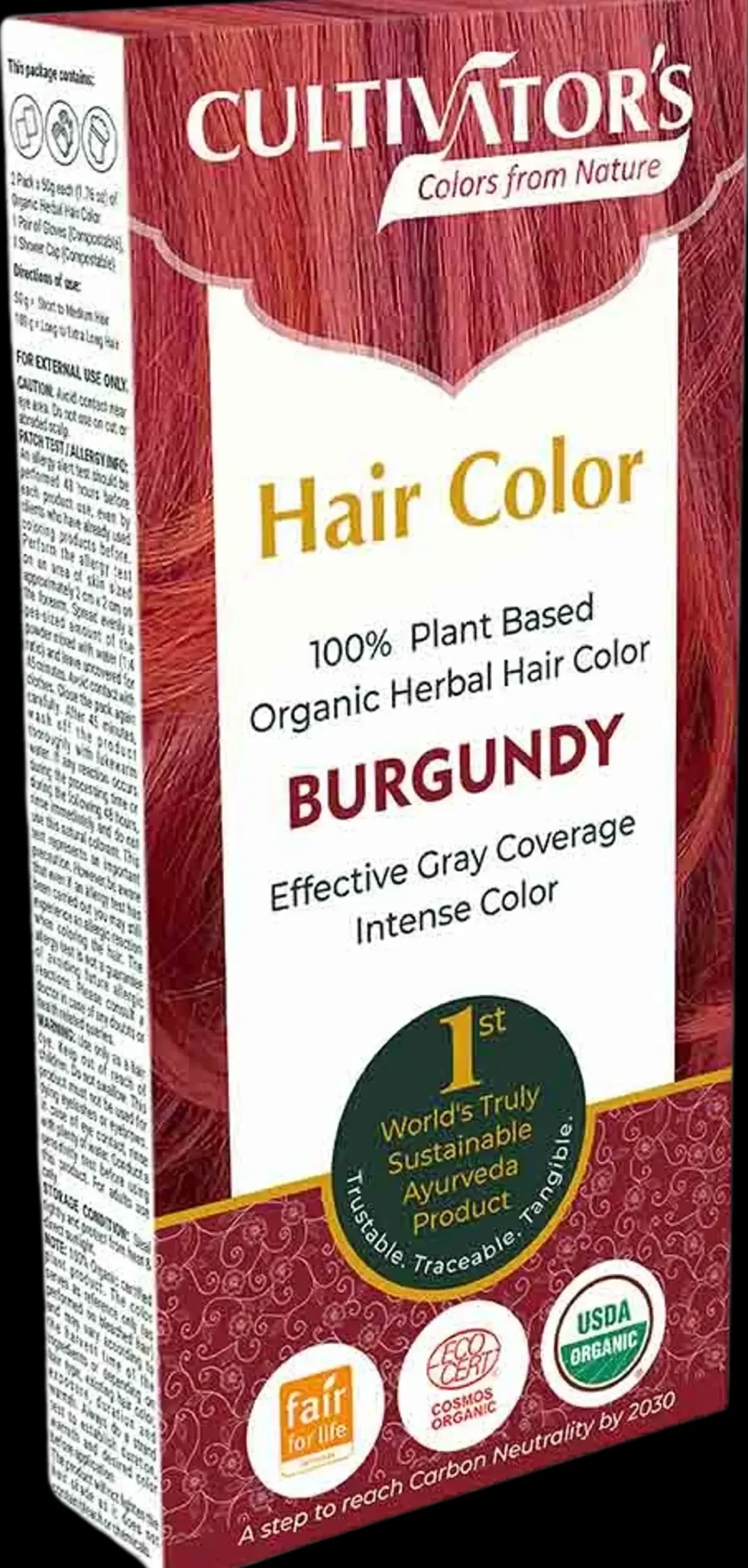 Cultivator's Hair Color Kasviväri Burgundy 100g