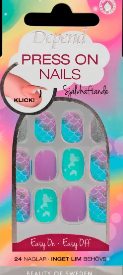 Depend Press On Nails Mermaid 80392