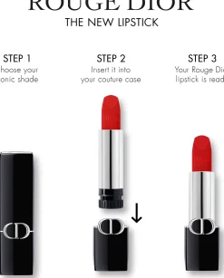 DIOR Rouge Dior Lipstick Satin Refill huulipunan täyttö 3,5 g