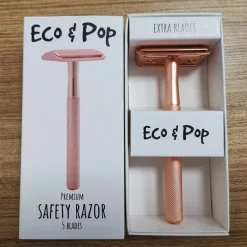 Eco & Pop Premium kestoshaver ruusukulta metalli