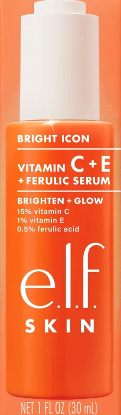 e.l.f. Bright Icon Vitamin C+E+Ferulic Brightening Serum 30 ml seerumi
