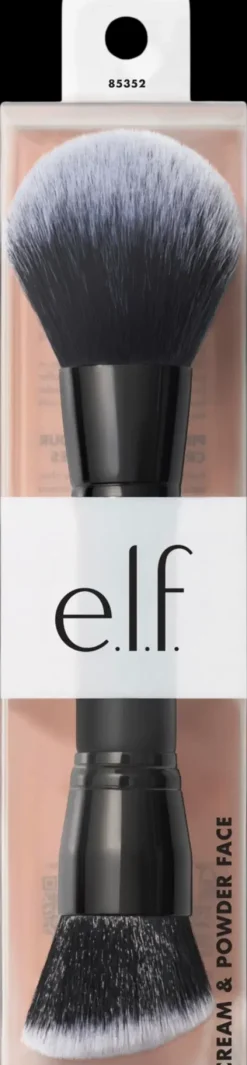 e.l.f. cosmetics Cream & Powder Face Brush meikkisivellin