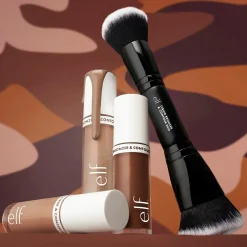 e.l.f. cosmetics Liquid Bronzer & Contour Duo Brush sivellin