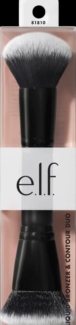 e.l.f. cosmetics Liquid Bronzer & Contour Duo Brush sivellin