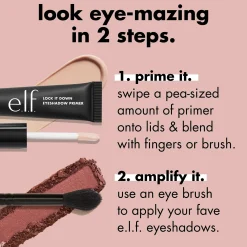 e.l.f. cosmetics Lock It Down Eyeshadow Primer silmämeikin pohjustusvoide 7 ml