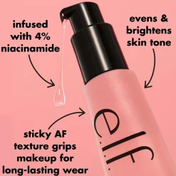 e.l.f. cosmetics Power Grip Primer + Niacinamide meikinpohjustusvoide 24 ml