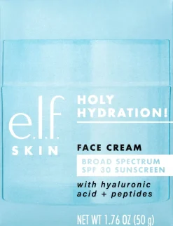 e.l.f cosmetics SKIN Holy Hydration! Face cream broad spectrum SPF 30 sunscreen päivävoide 50 g
