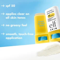 e.l.f. cosmetics Suntouchable Invisi-Stick SPF 50 aurinkosuoja 18 g