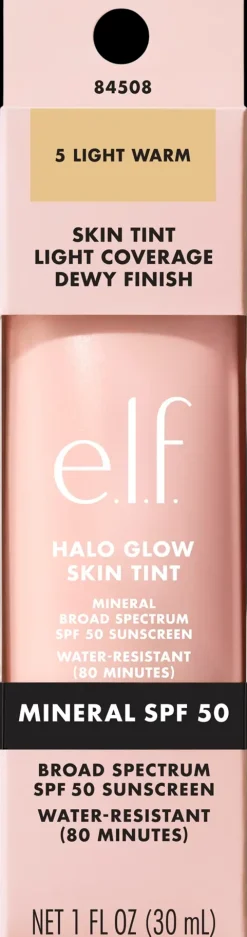 e.l.f. Halo Glow Skin Tint SPF 50 -meikkivoide 30 ml