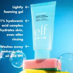 e.l.f. Holy Hydration! Clean Freak Daily Cleanser -puhdistustuote 162 ml