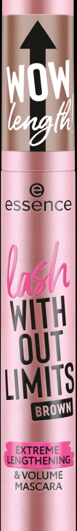 essence lash WITHOUT LIMITS BROWN EXTREME LENGTHENING & VOLUME MASCARA 02 Brown 13 ml