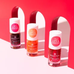 essence WHAT A TINT! lip & cheek tint 02 Coral Sunset 4.9 ml