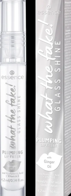 essence what the fake! GLASS SHINE PLUMPING LIP FILLER 01 Oh So Glassy! 4.2 ml