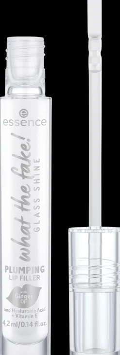 essence what the fake! GLASS SHINE PLUMPING LIP FILLER 01 Oh So Glassy! 4.2 ml