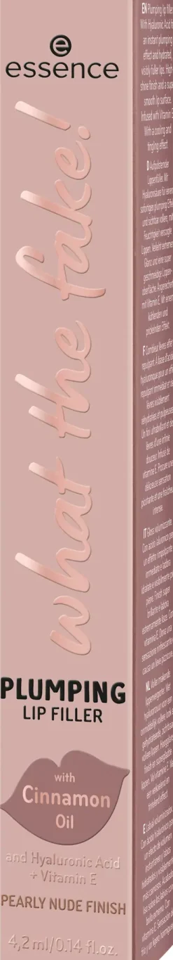 essence what the fake! PLUMPING LIP FILLER 02 oh my nude! 4.2 ml