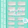 essence what the fake! PRESS-ON NAILS manicure set 04 BARE WHITE 28 st