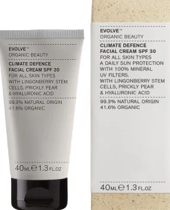 Evolve Organic Beauty Climate Defence SPF30 Cream Kasvovoide 40ml