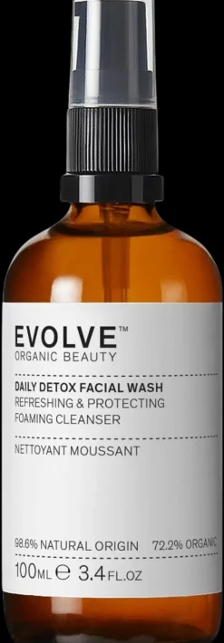 Evolve Organic Beauty Daily Detox Facial Wash Puhdistusgeeli 100 ml