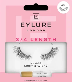 Eylure 3/4 length 008 -irtoripset ja liima