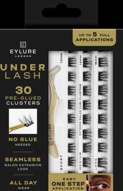 Eylure Underlash Pre-Glued - Extreme Salon Curl Clusters -ripsitupsut