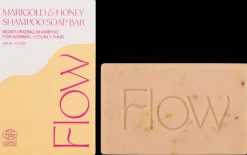 Flow Cosmetics Marigold & Honey Shampoo Soap Bar -shampoopala 120g