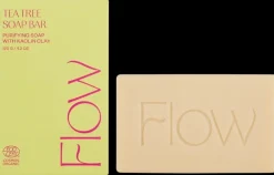Flow Cosmetics Tea Tree -palasaippua kasvoille ja vartalolle 120g