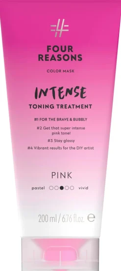 Four Reasons Color Mask Intense Toning Treatment Pink sävyttävä tehohoito 200 ml