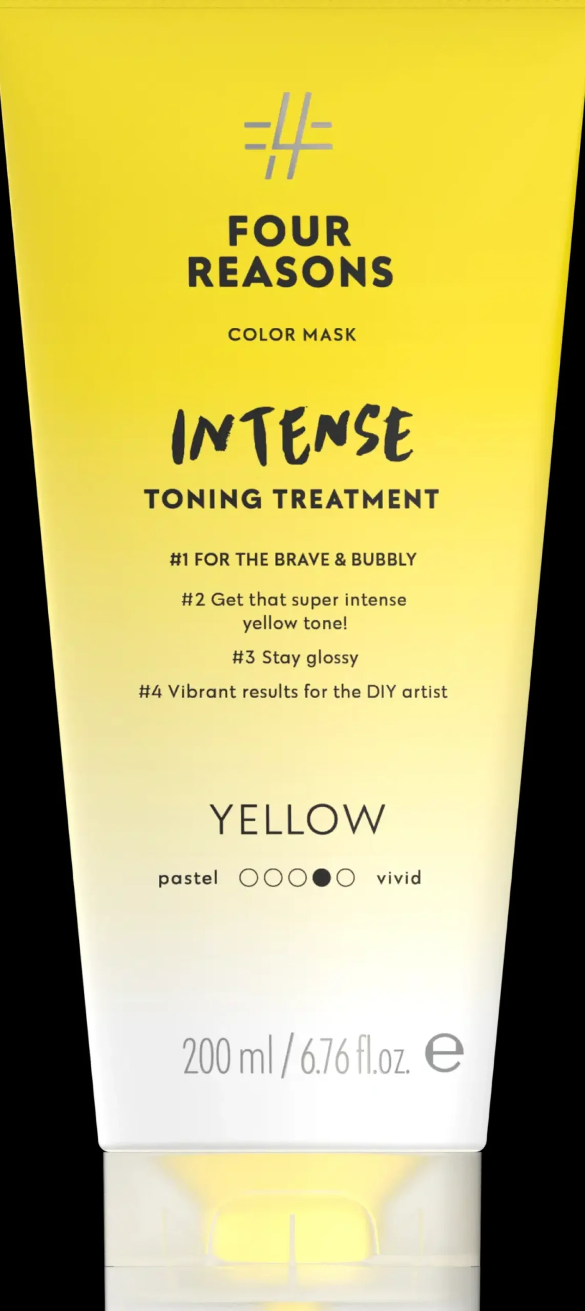 Four Reasons Color Mask Intense Toning Treatment Yellow sävyttävä tehohoito 200 ml