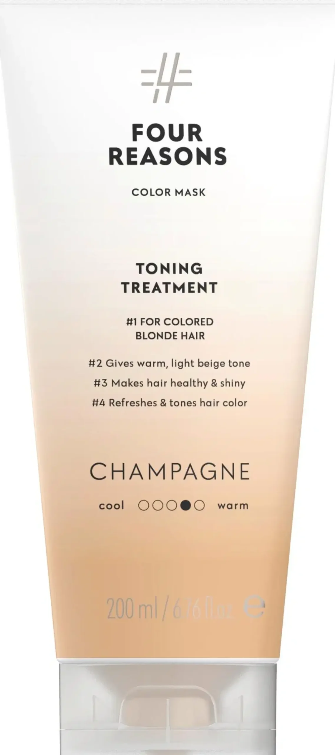 Four Reasons Color Mask Toning Treatment Champange sävyttävä tehohoito 200 ml